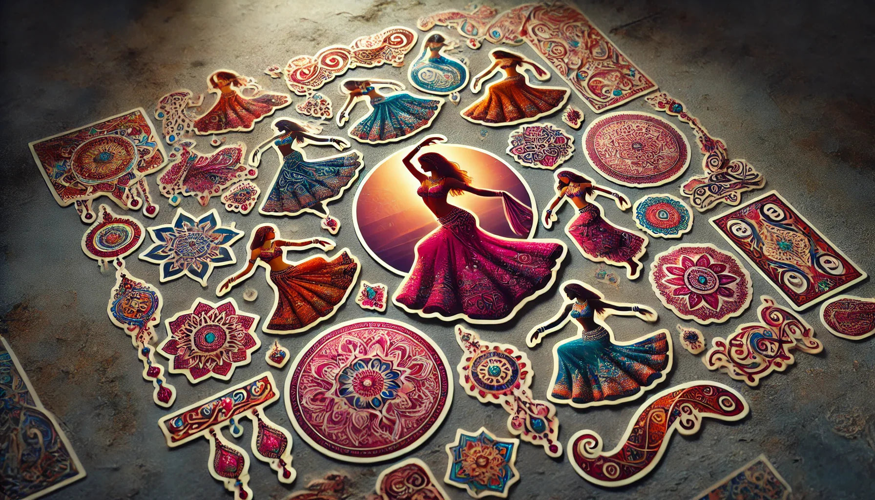 Belly Dance Stickers