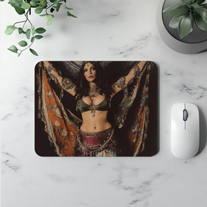 1970s Studio I Watercolor Purple - Belly Dance Office Decor | Mouse Pads