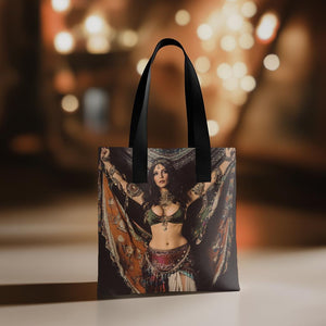 1970s Studio I Watercolor Purple - Belly Dance Fashion Tote Bag