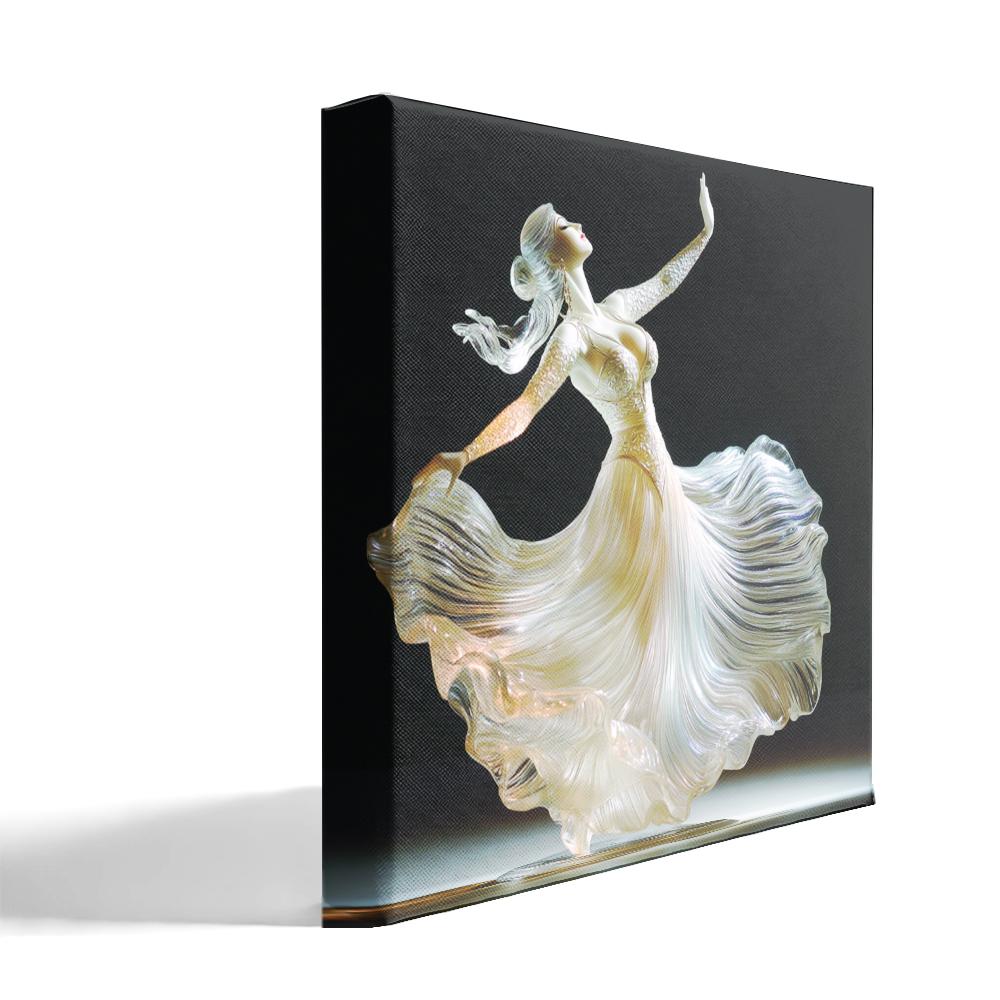 Acrylic Material I Belly Dance Canvas Art 16 in x 16 in