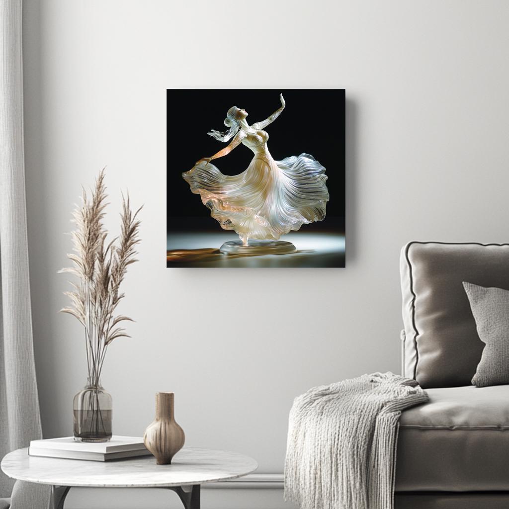 Acrylic Material I Belly Dance Canvas Art 16 in x 16 in