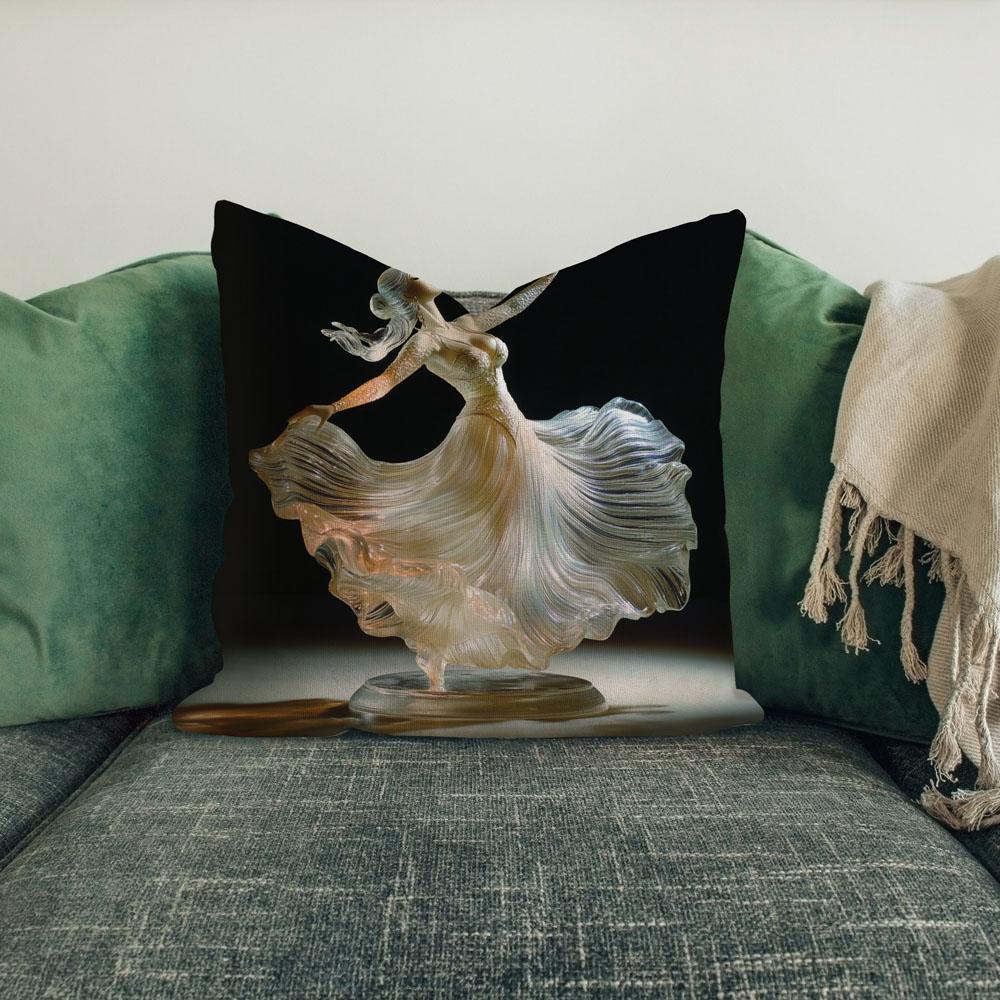 Acrylic Material I Belly Dance Throw Pillow 18 in x 18 in