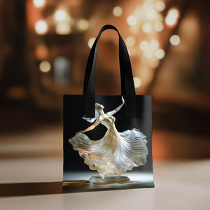 Acrylic Material I Watercolor Purple - Belly Dance Fashion Tote Bag