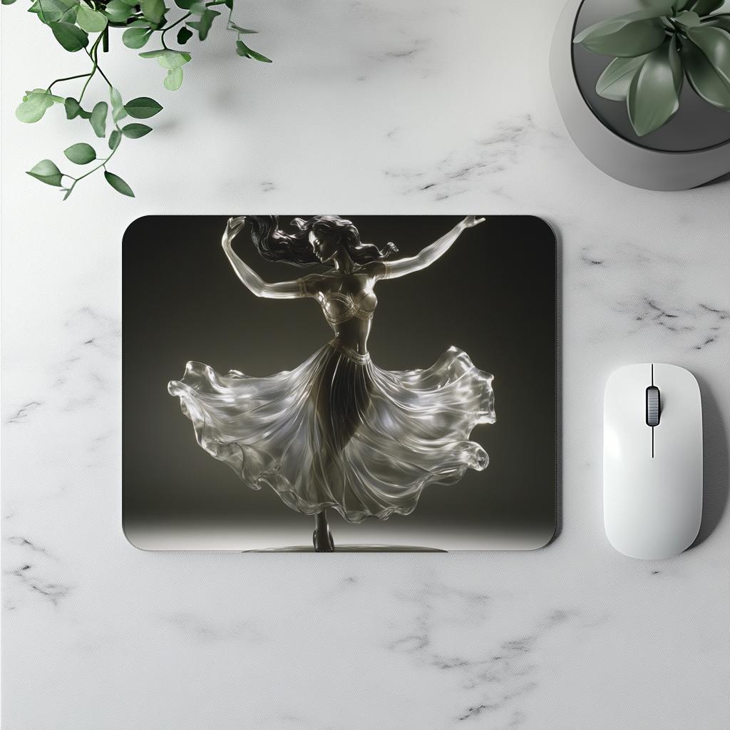 Acrylic Material II Watercolor Purple - Belly Dance Office Decor | Mouse Pads