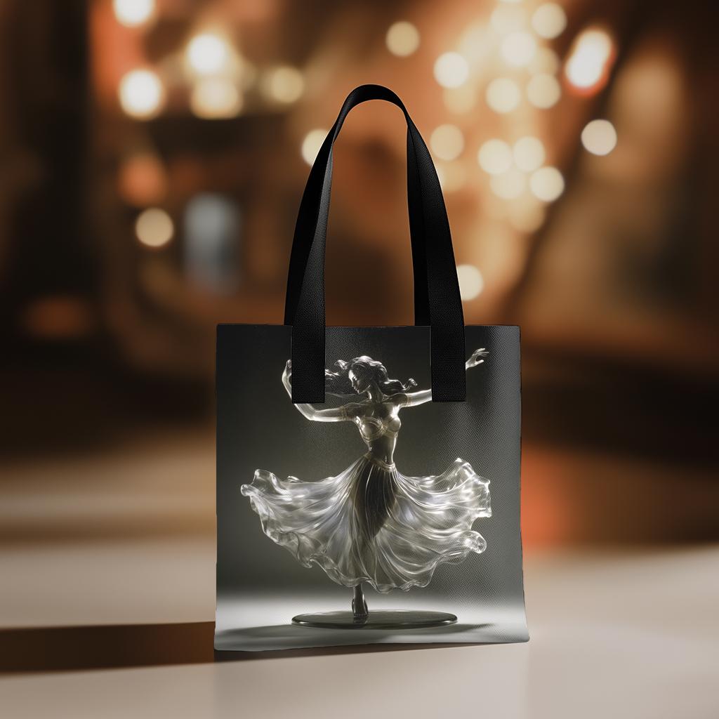 Acrylic Material II Watercolor Purple - Belly Dance Fashion Tote Bag