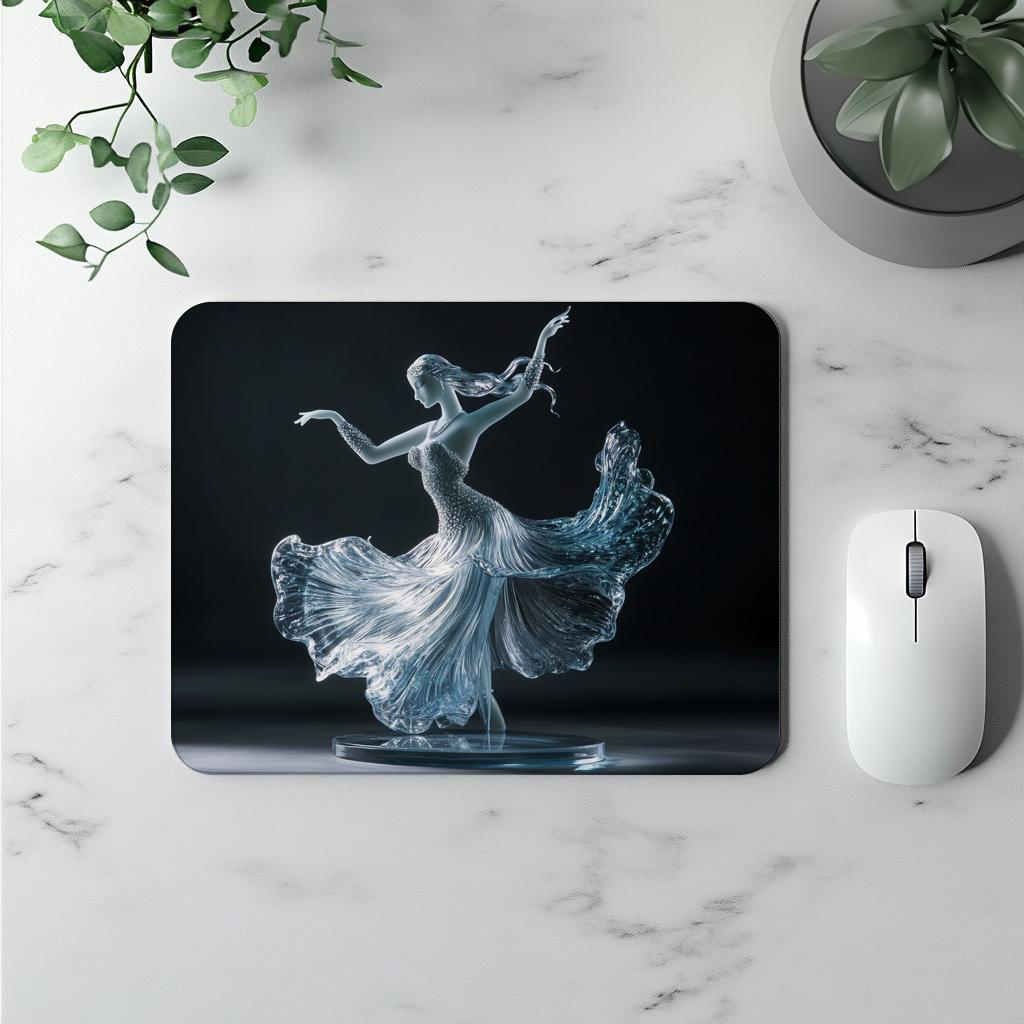 Acrylic Material III Watercolor Purple - Belly Dance Office Decor | Mouse Pads