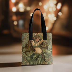 Art Nouveau Green I Vintage Red - Belly Dance Fashion Accessory