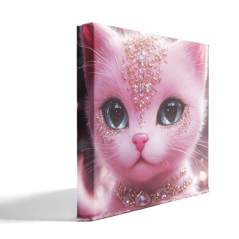 Belly Dance Kitties I Belly Dance Canvas Art 16 in x 16 in