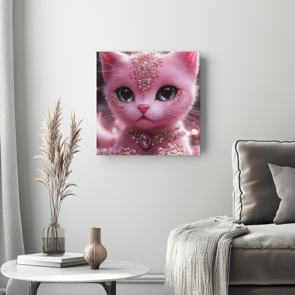 Belly Dance Kitties I Belly Dance Canvas Art 16 in x 16 in