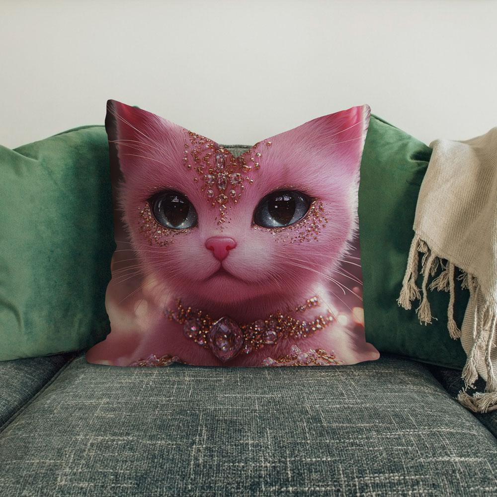 Belly Dance Kitties I Belly Dance Throw Pillow 18 in x 18 in
