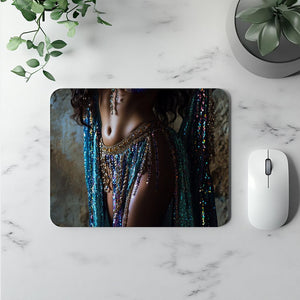 Belly Macro I Vintage Red - Belly Dance Office Decor