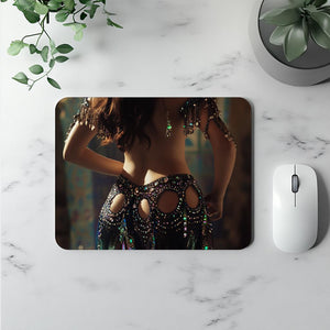 Belly Macro II Vintage Red - Belly Dance Office Decor