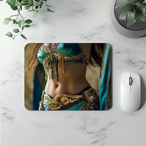 Belly Macro III Vintage Red - Belly Dance Office Decor