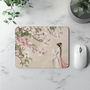 Cherry Blossoms II Watercolor Purple - Belly Dance Office Decor | Mouse Pads