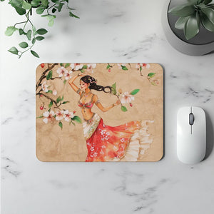 Cherry Blossoms III Watercolor Purple - Belly Dance Office Decor | Mouse Pads
