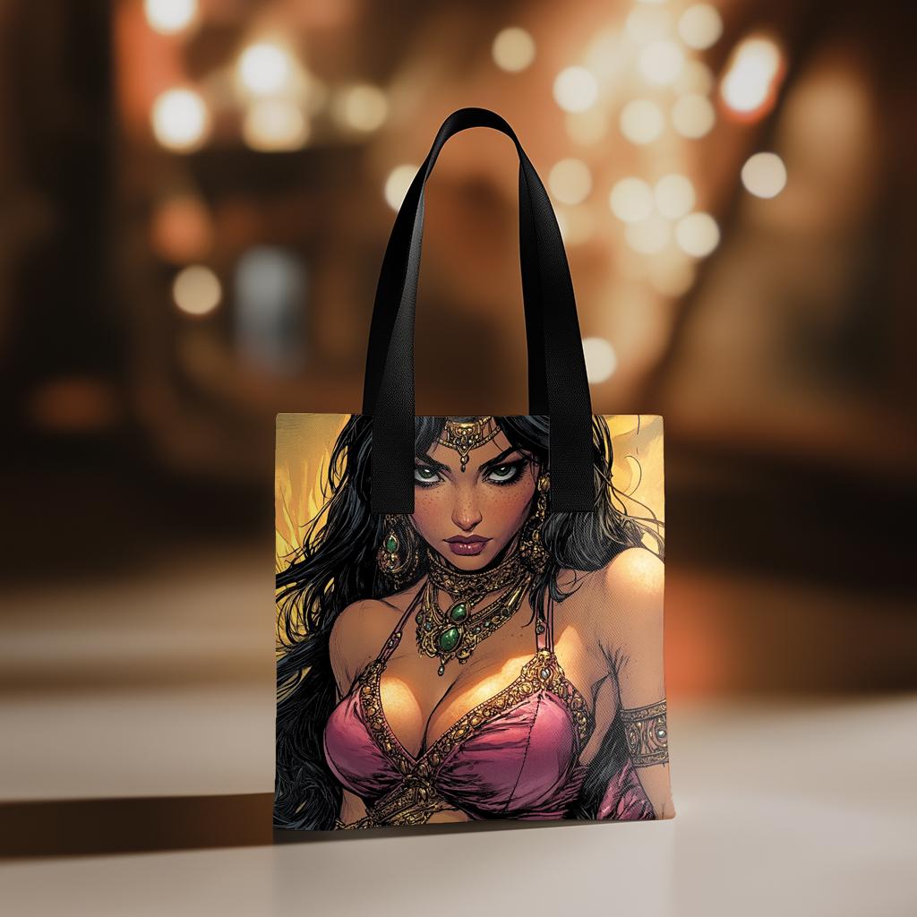 Comical Eyes III Vintage Red - Belly Dance Fashion Accessory