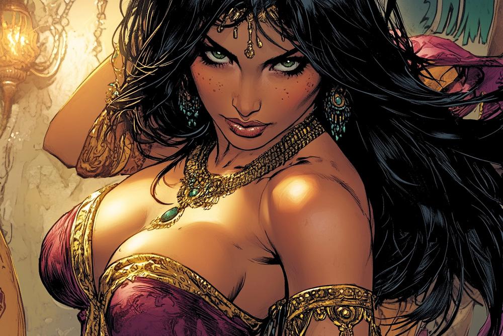 Comical Eyes IV Vintage Red - Belly Dance Art Download