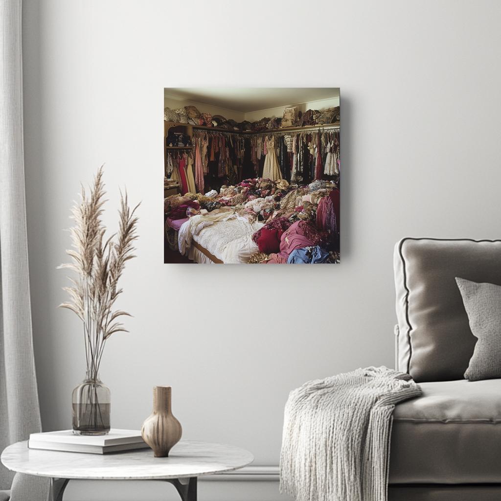 Costume Problem I Belly Dance Canvas Art 16 in x 16 in