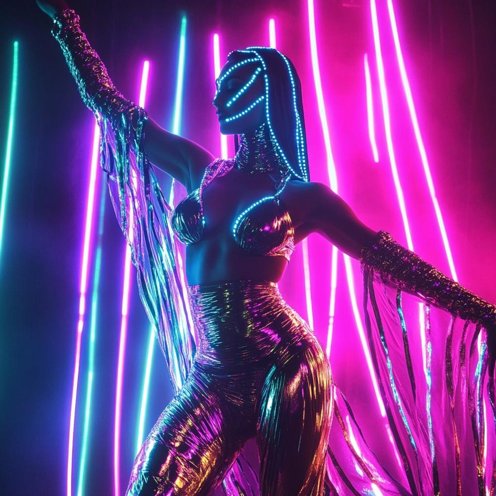 Deep Resonance III Vintage Red - Belly Dance Art Download