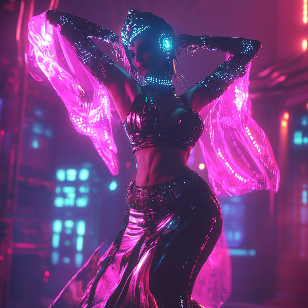 Deep Resonance VI Vintage Red - Belly Dance Art Download