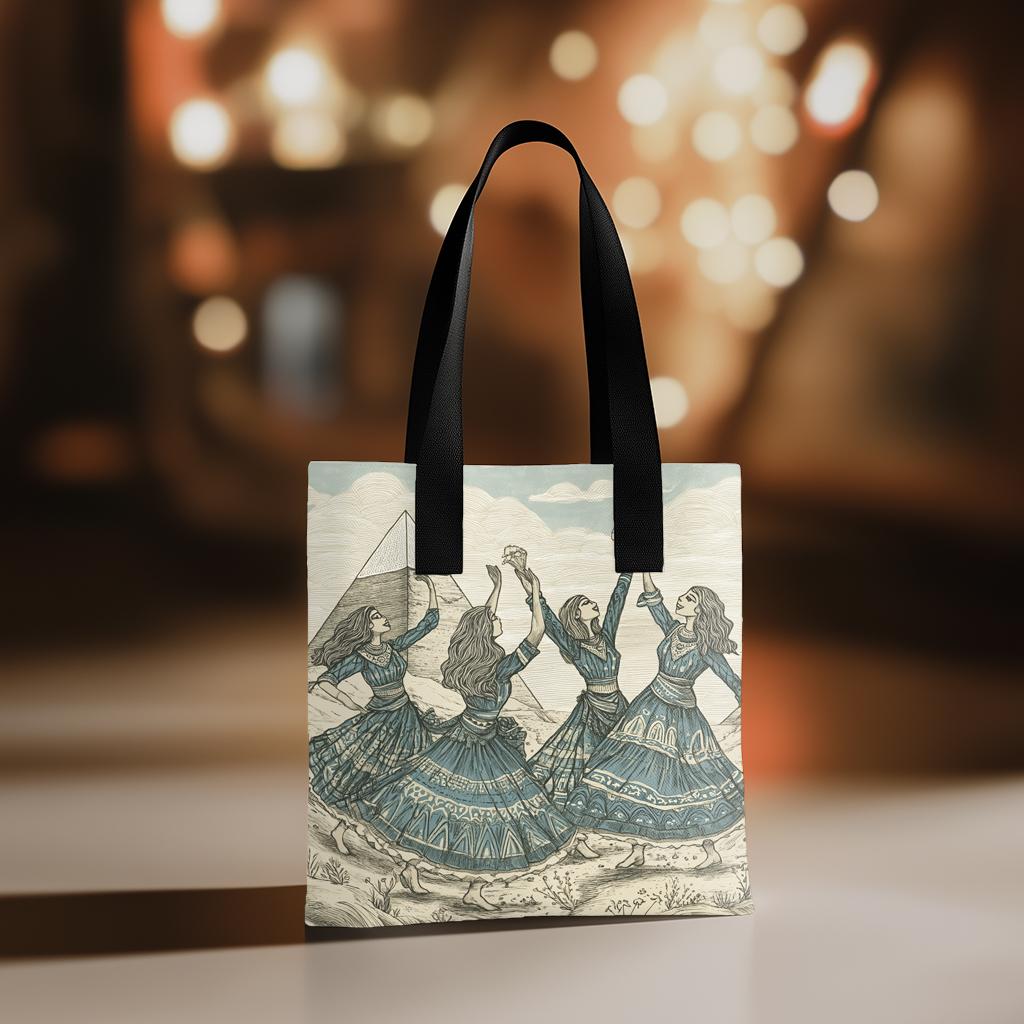 Drawn to the Pyramids I Vintage Red - Belly Dance Fashion Accessory