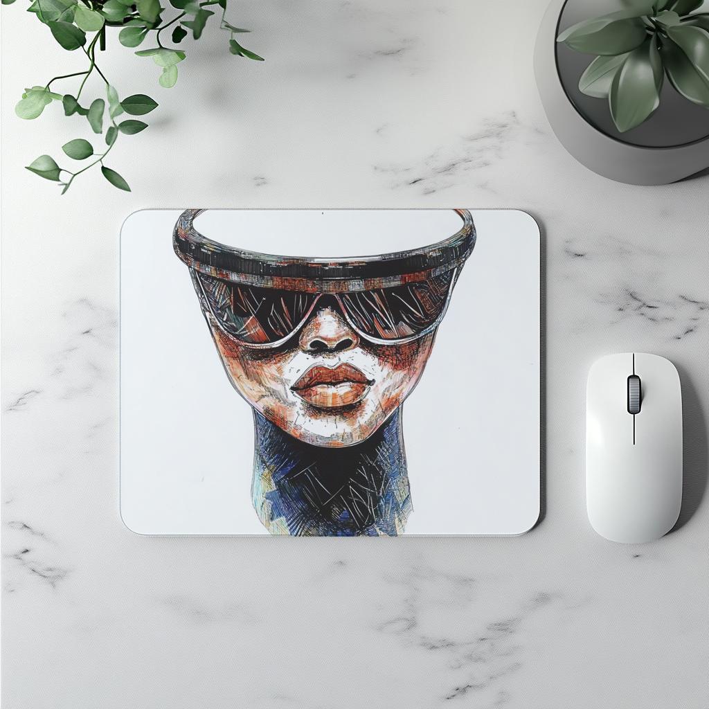 Dum Tek on the Brain I Vintage Red - Belly Dance Office Decor