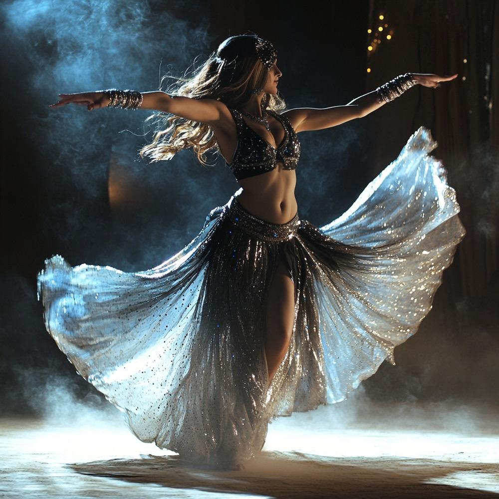 Earth Connection III Vintage Red - Belly Dance Art Download