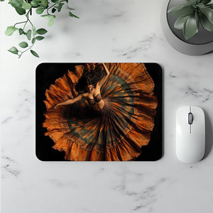 Full Circle Perspective I Vintage Red - Belly Dance Office Decor