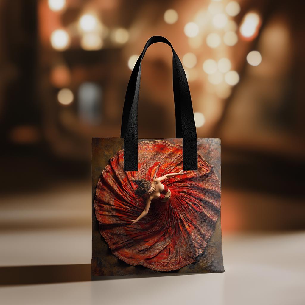 Full Circle Perspective II Vintage Red - Belly Dance Fashion Accessory