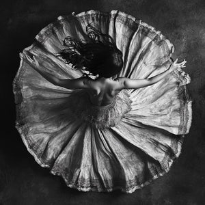 Full Circle Perspective III Vintage Red - Belly Dance Art Download