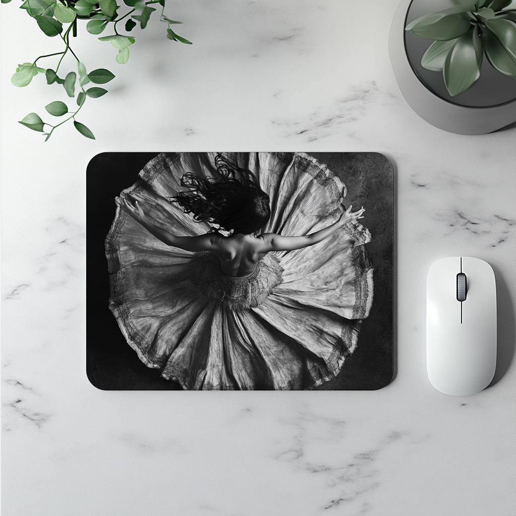 Full Circle Perspective III Vintage Red - Belly Dance Office Decor