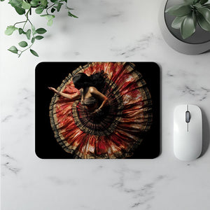 Full Circle Perspective IV Vintage Red - Belly Dance Office Decor