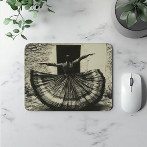 Full Circle Skirt VIII Vintage Red - Belly Dance Office Decor