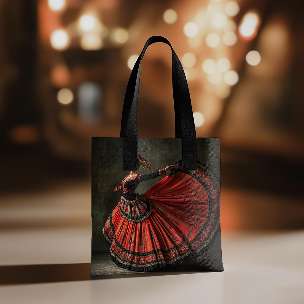 Full Circle Skirt XII Vintage Red - Belly Dance Fashion Accessory