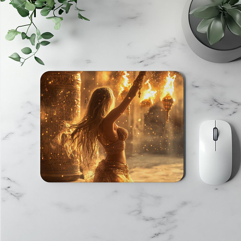 Golden Temple Light IV Vintage Red - Belly Dance Office Decor