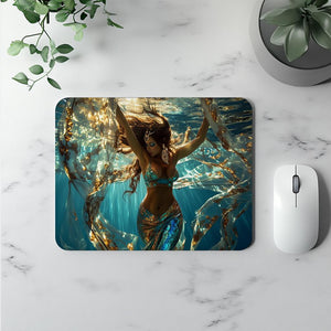 Grace Submerged II Vintage Red - Belly Dance Office Decor