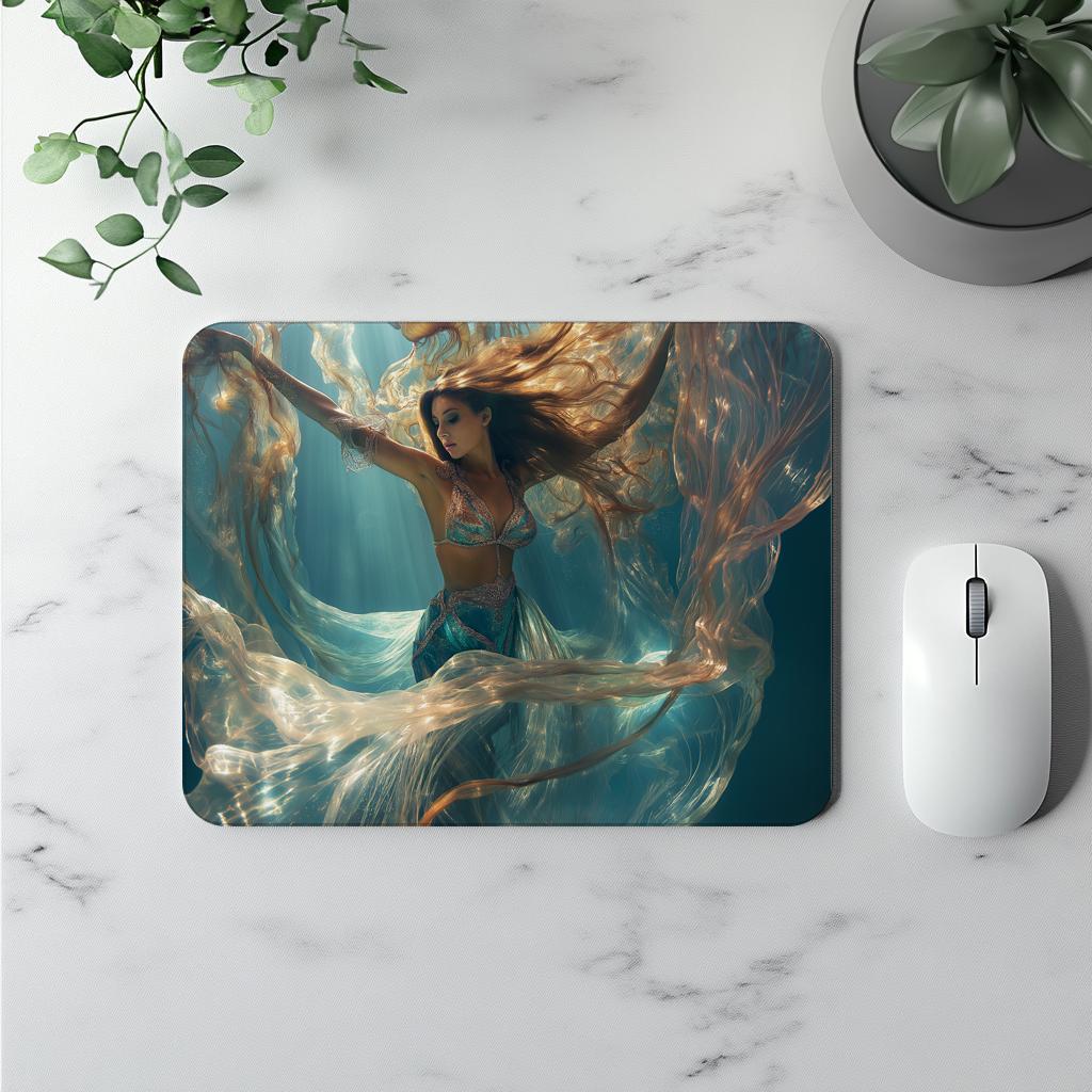 Grace Submerged VI Vintage Red - Belly Dance Office Decor