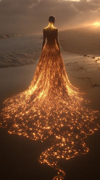 Hawaiian Goddess Island I Watercolor Purple - Belly Dance Art Download