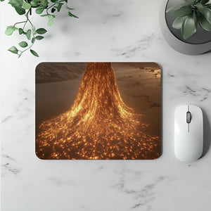 Hawaiian Goddess Island I Watercolor Purple - Belly Dance Office Decor | Mouse Pads