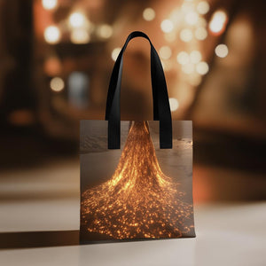 Hawaiian Goddess Island I Watercolor Purple - Belly Dance Fashion Tote Bag