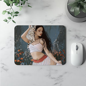 Kindred Soul I Watercolor Purple - Belly Dance Office Decor | Mouse Pads