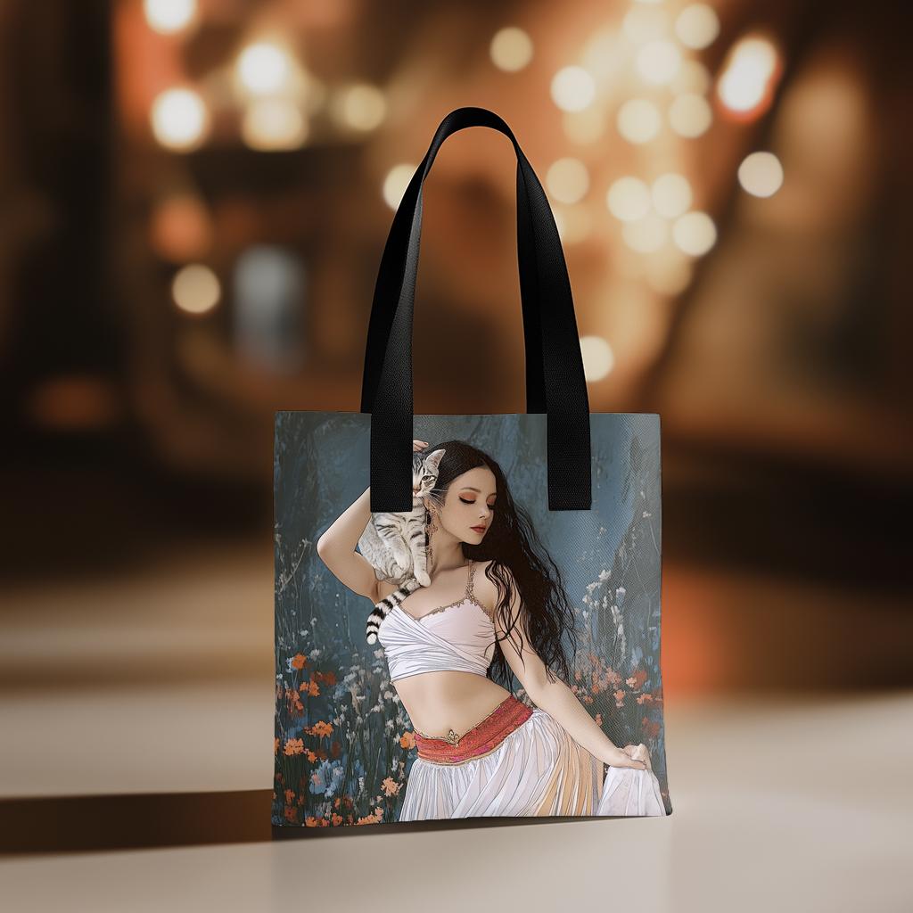 Kindred Soul I Watercolor Purple - Belly Dance Fashion Tote Bag