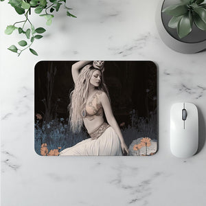 Kindred Soul II Watercolor Purple - Belly Dance Office Decor | Mouse Pads