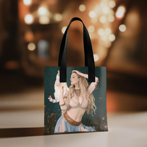 Kindred Soul III Watercolor Purple - Belly Dance Fashion Tote Bag