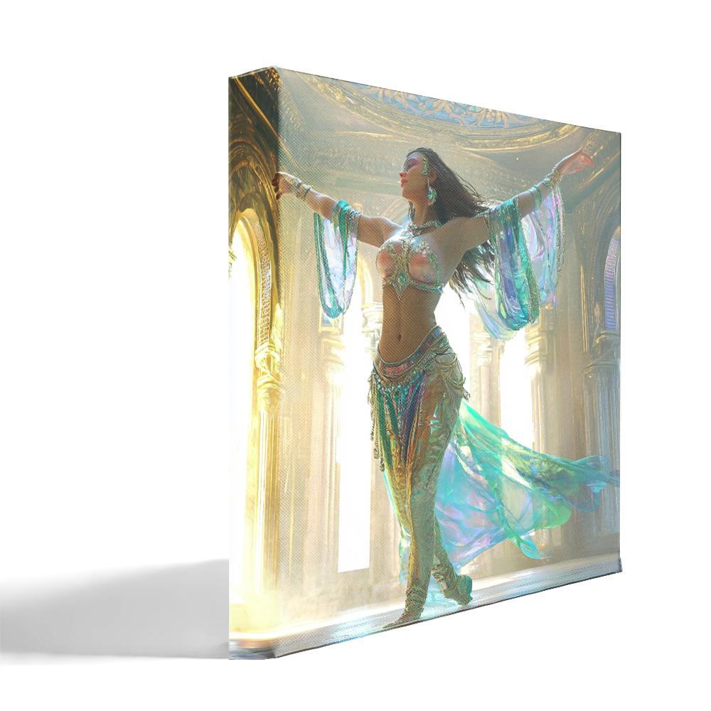 Lost City I Belly Dance Canvas Art 16 in x 16 in