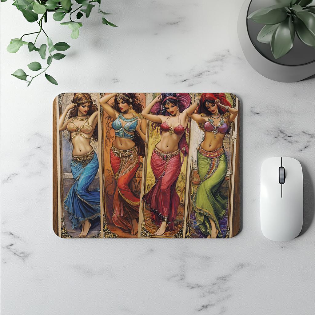 Out of the Tarot I Vintage Red - Belly Dance Office Decor