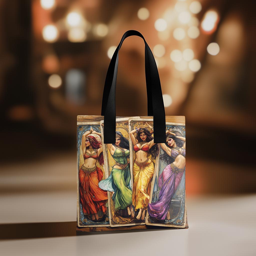 Out of the Tarot IV Vintage Red - Belly Dance Fashion Accessory