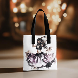 Purple Watercolor I Watercolor Purple - Belly Dance Fashion Tote Bag