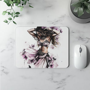 Purple Watercolor II Watercolor Purple - Belly Dance Office Decor | Mouse Pads