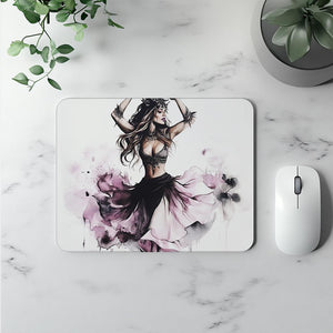 Purple Watercolor III Watercolor Purple - Belly Dance Office Decor | Mouse Pads